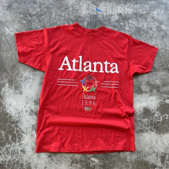 Delta Other - Vintage Atlanta Olympics 1996 Graphic Tee Shirt XL single Stitch USA